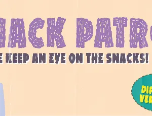 Snack Patrol DEMO font