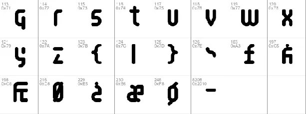 Retaliator font