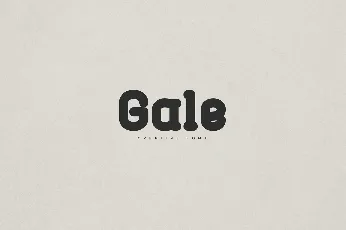 Gale font