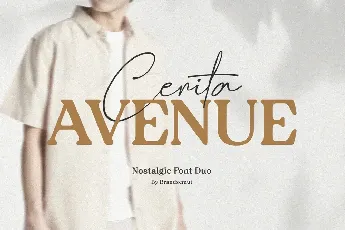 Cerita Avenue Duo font