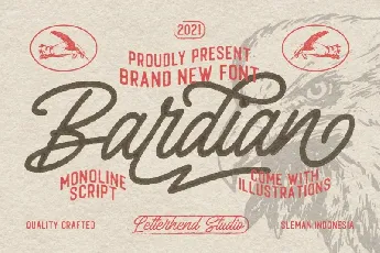 The Bardian font