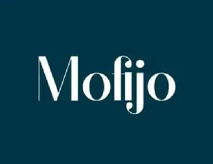 Mofijo Sans Serif font