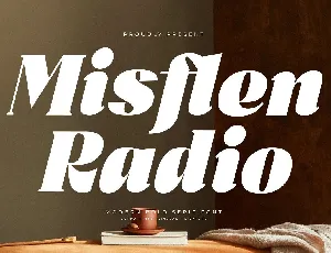 Misflen Radio font