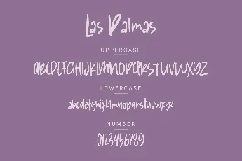 Las Palmas Demo font