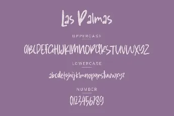 Las Palmas Demo font