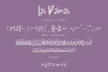 Las Palmas Demo font