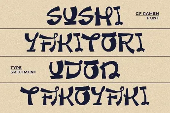 Groovy Ramen font