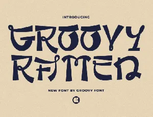 Groovy Ramen font