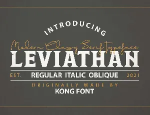 Leviathan font