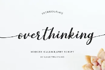 overthinking font