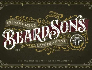 Beardsons Normal font