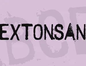 SextonSans font