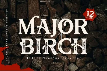 Major Birch font