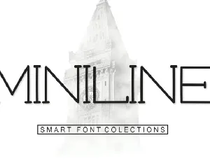 Miniline Display font