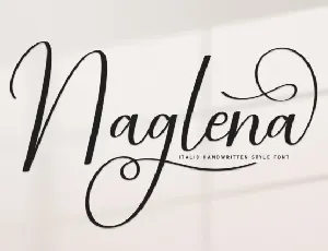 Naglena font