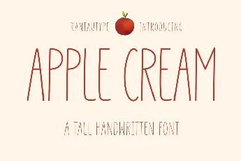 Apple Cream font