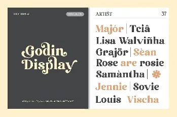 Godin Display font