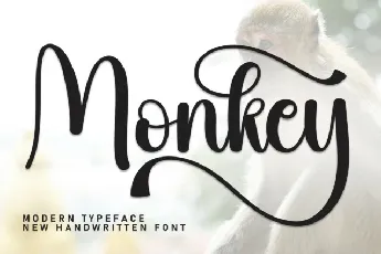 Monkey Script font