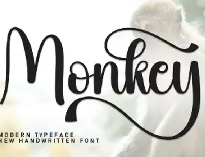 Monkey Script font