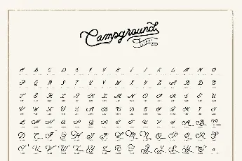 Campground font