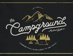 Campground font