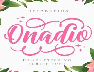 Onadio font