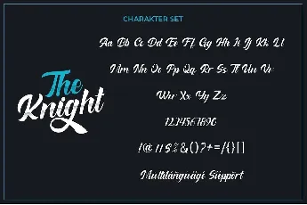 The Knight font