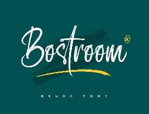 Bostroom font