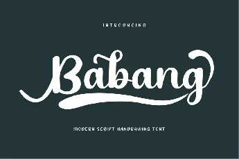 Babang font