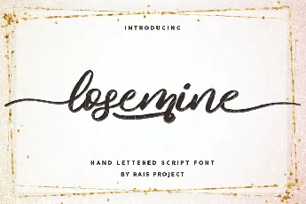 Losemine Demo font