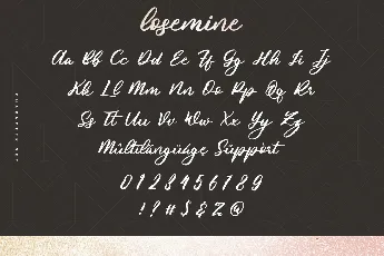 Losemine Demo font