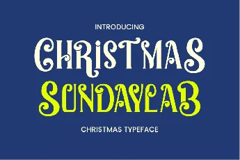 Christmas Sundaylab font