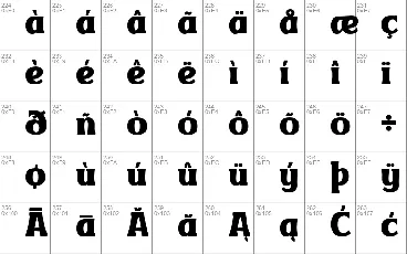 VAKOZITRIAL font