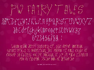 PWFairyTales font