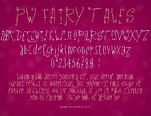 PWFairyTales font