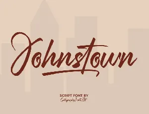 Johnstown font