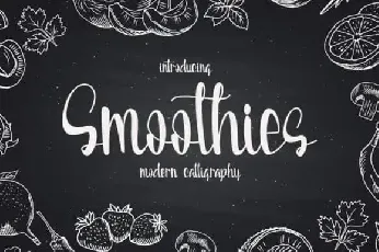 Smoothies Script font