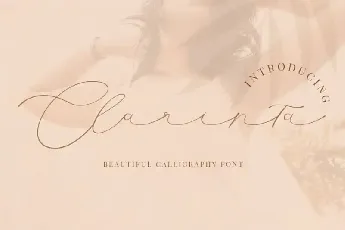 Clarinta Calligraphy font