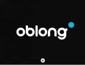 Oblong Logo font