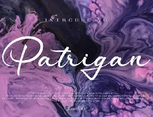 Patrigan font