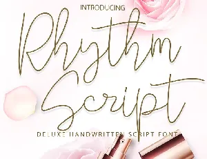 Rhythm Handwritten Script font