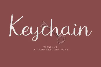 Keychain font