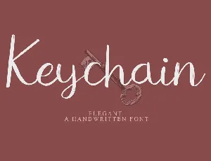 Keychain font