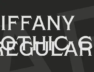 Tiffany Gothic CC font