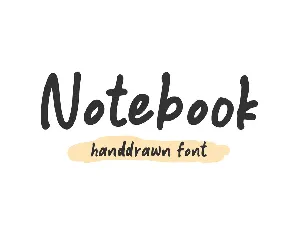 Notebook font