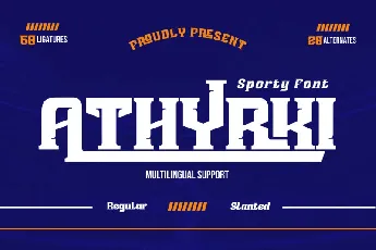 Athyrki font