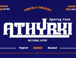 Athyrki font