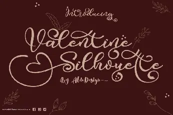 Valentine Silhouette font