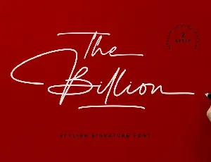 The Billion font