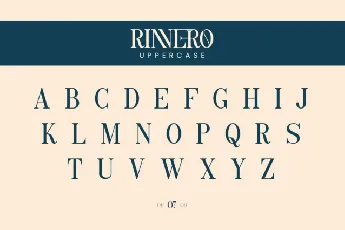 Rinnero font